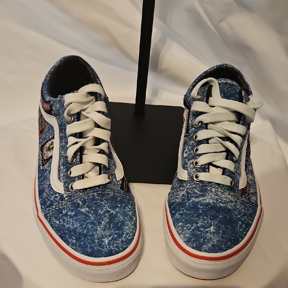 Vans Blue Denim Cobra Rai Sneakers